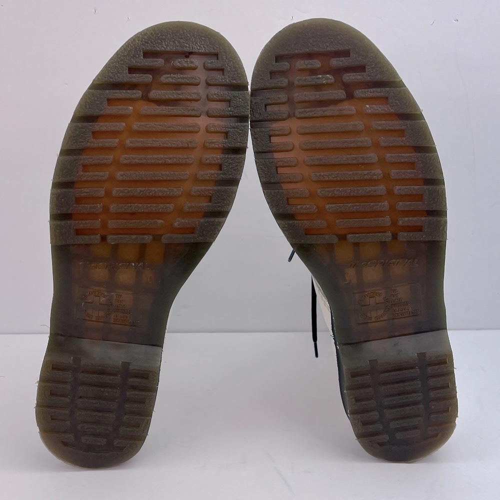 DR MARTEN PASCAL LACEUP ARMY STYLE BOOTS, UPPER LEATHER AIR WAIR SOLE, SIZE 11 - Picture 10 of 17